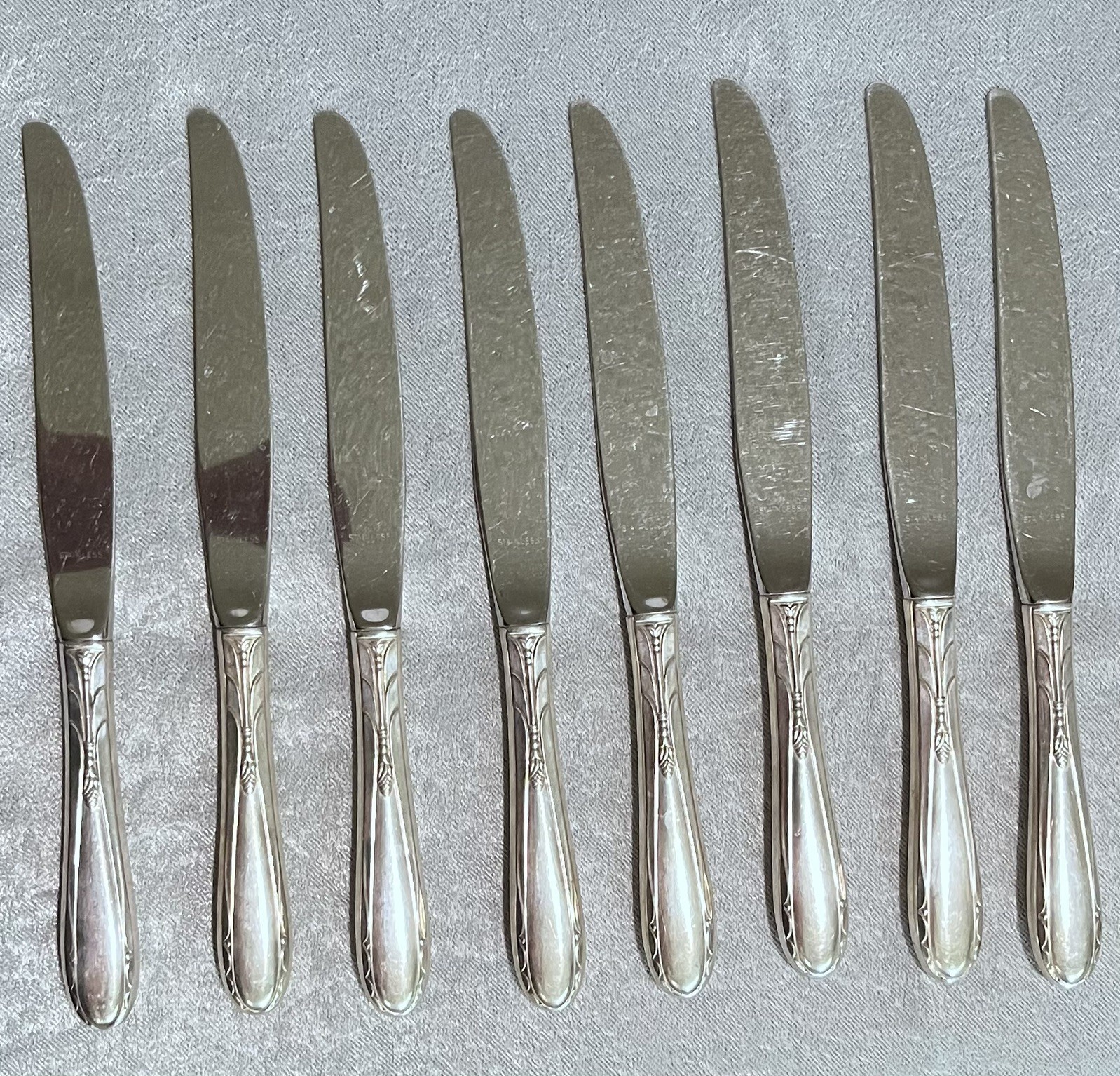 Oneida Heiress Sterling Flatware Set -39 Pc with original heavy case