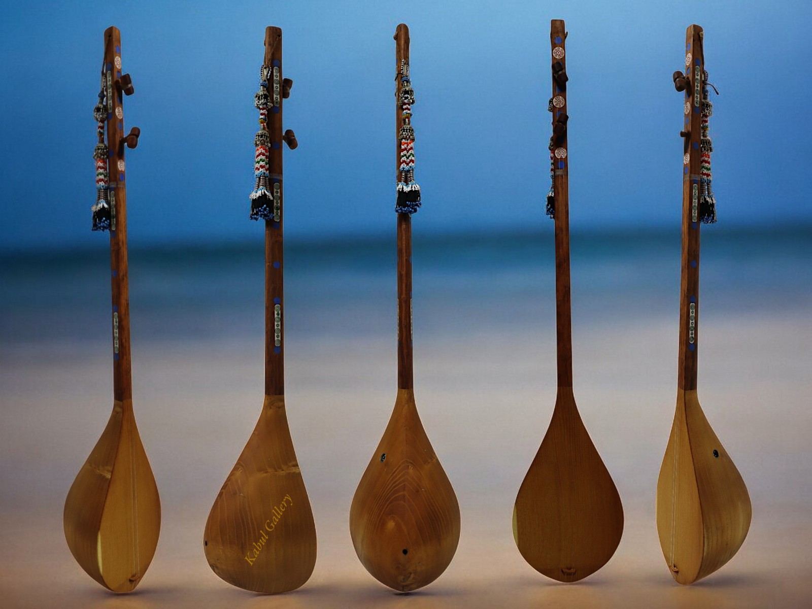 handmad folk music instrument Dotar dutar Afghan dambora Dombra Afghanaistan 25B