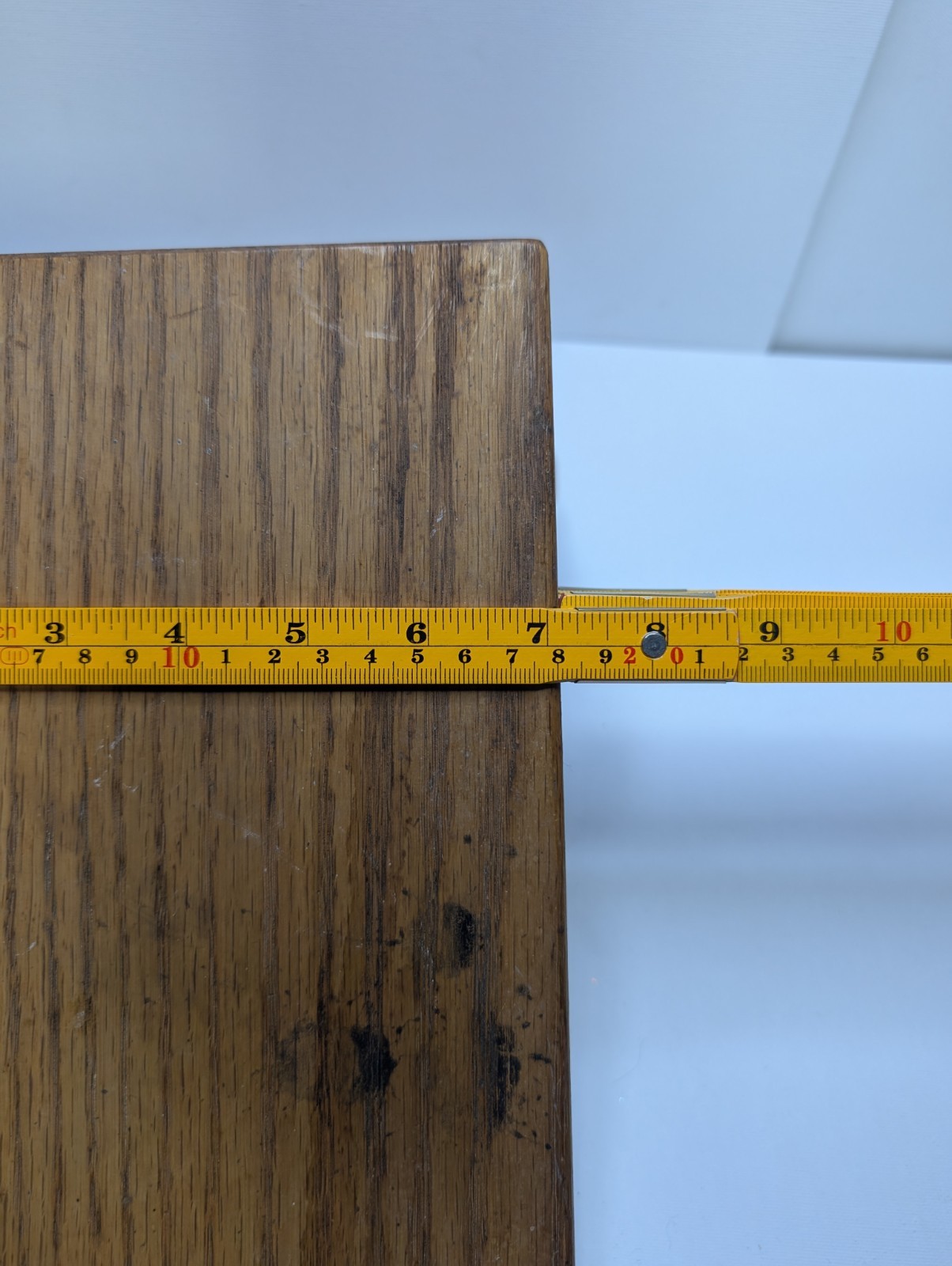 Vintage Solid Oak Wood Display Riser Stand Rustic Farmhouse Plant Shelf Bench