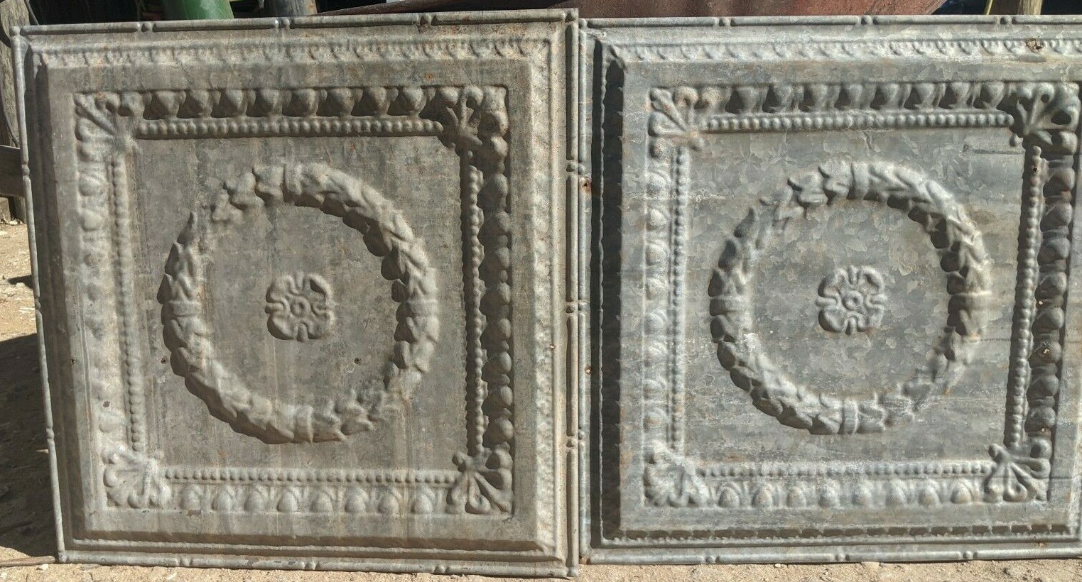Antique Pressed Tin Ceiling (1 piece)*Free Shipping* As Seen On Fixer Upper