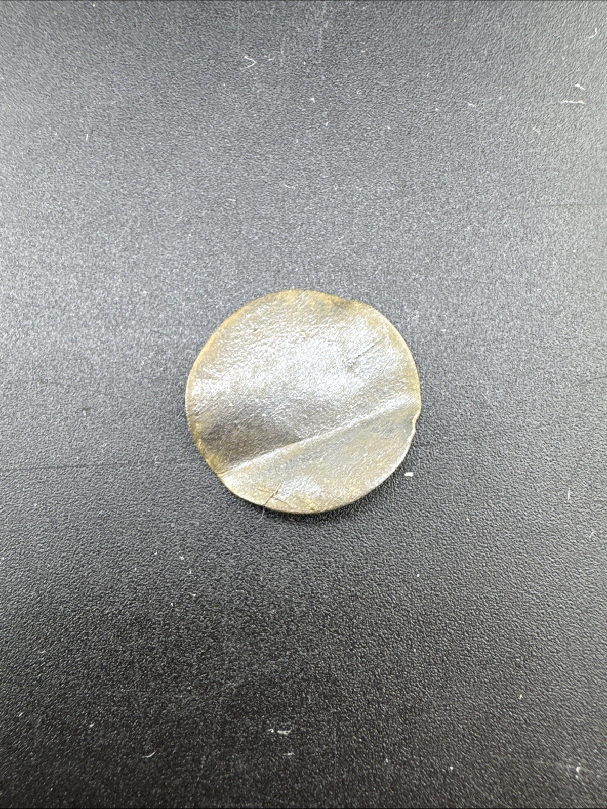 Colonial Era Button Found In Virginia Early American Flat Button #105