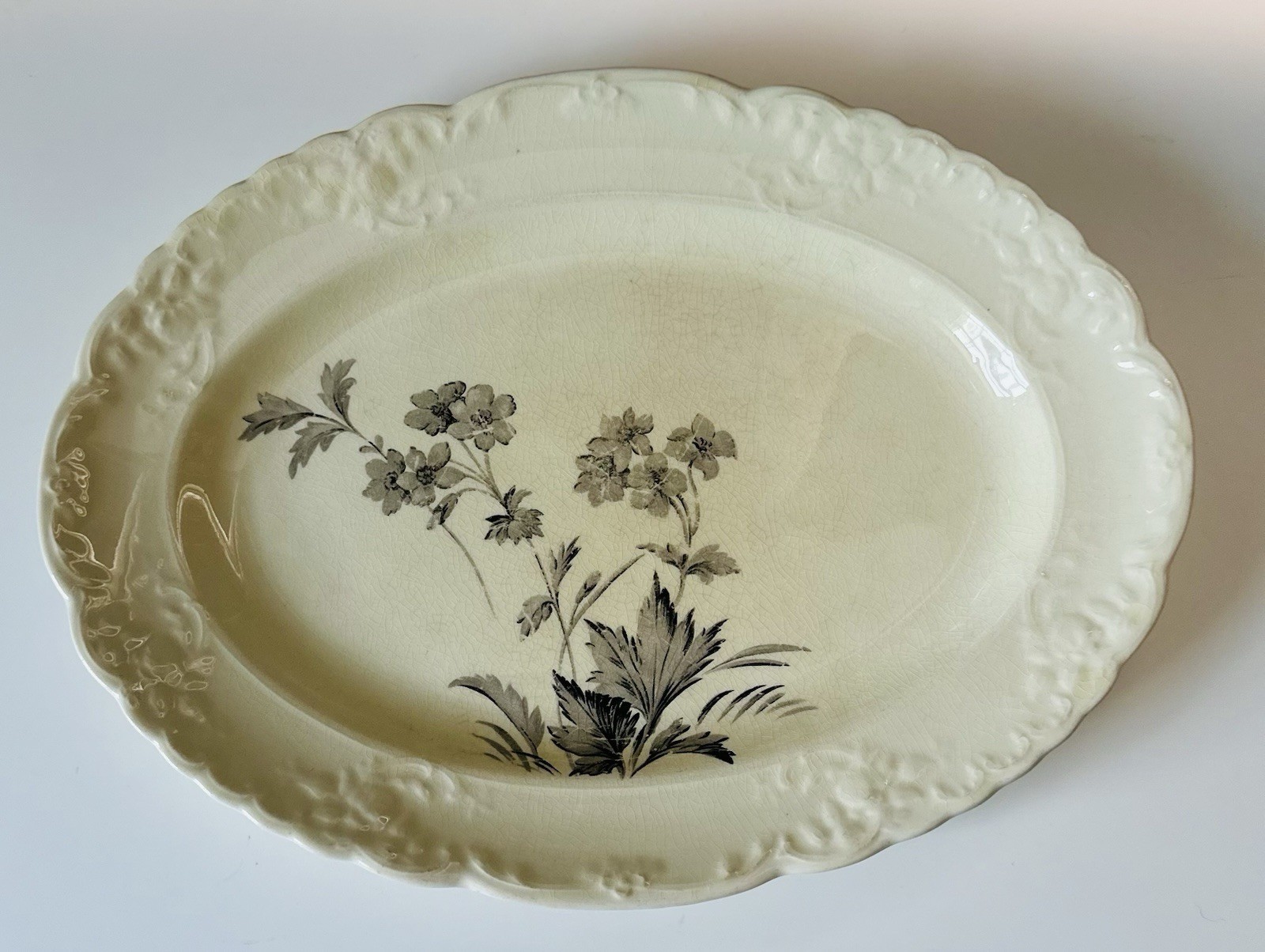 Antique TST Co Taylor Smith & Taylor Serving Platter B 33 2 Made in U.S.A.