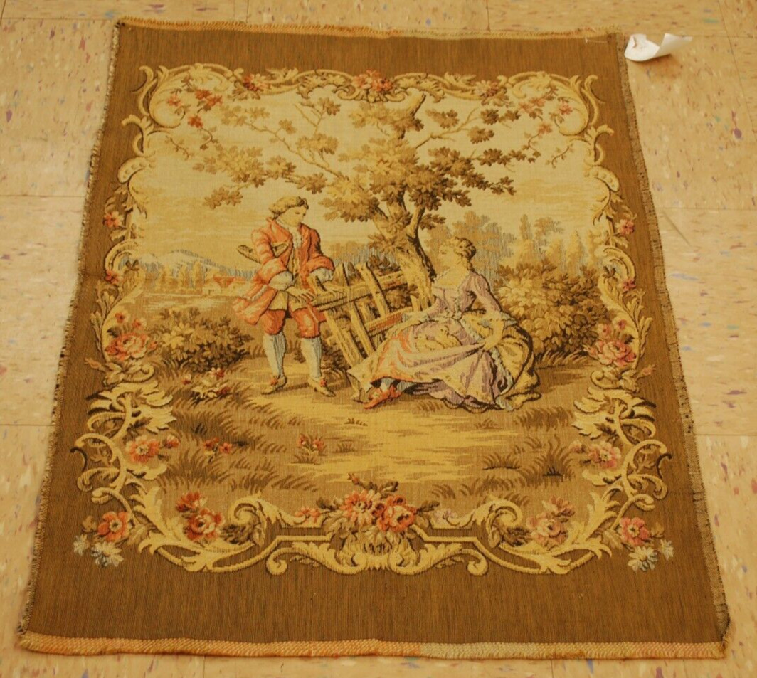 FRENCH TAPESTRY EUROPEAN ,HAND LOOM WOOL ,BEAUTY MACHINE WOVEN 2.10×2.9