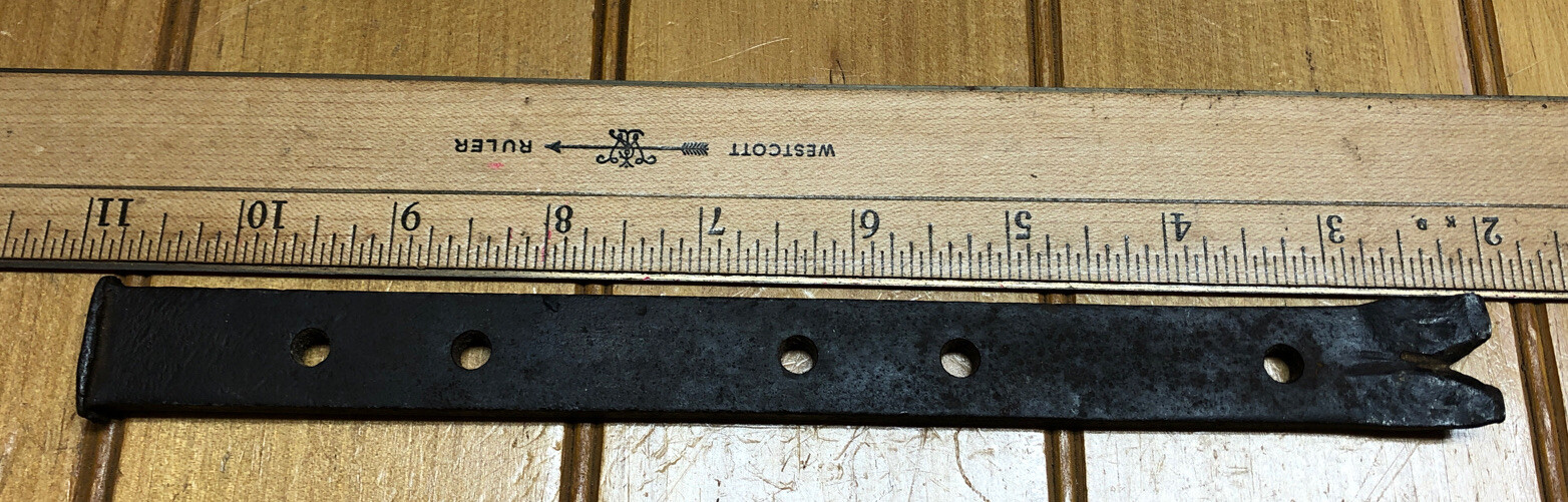 Antique Primitive 8-1/2”x3/4” Blacksmiths Pry Bar Metal Working Horse Shoe Tool