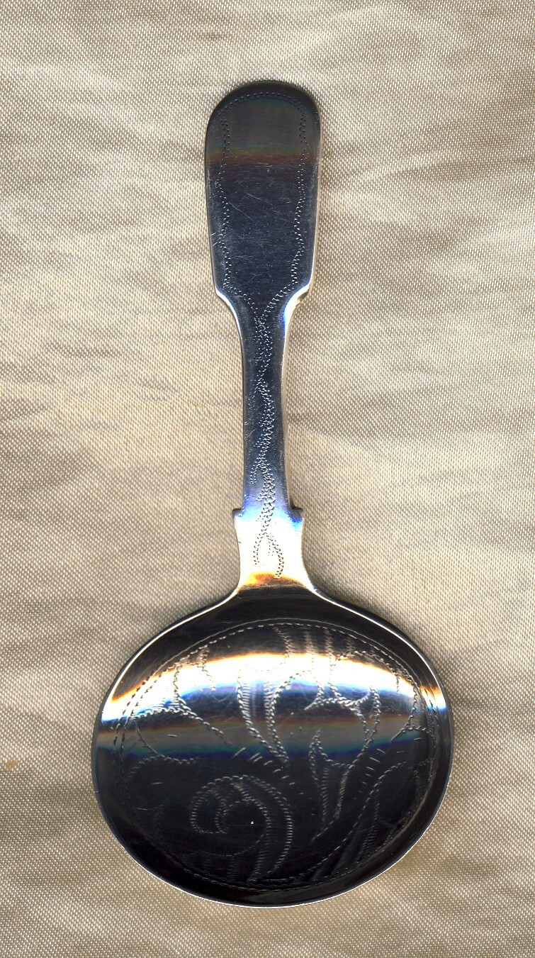 CADDY SPOON – William Shaw 1739 – William Priest 1756