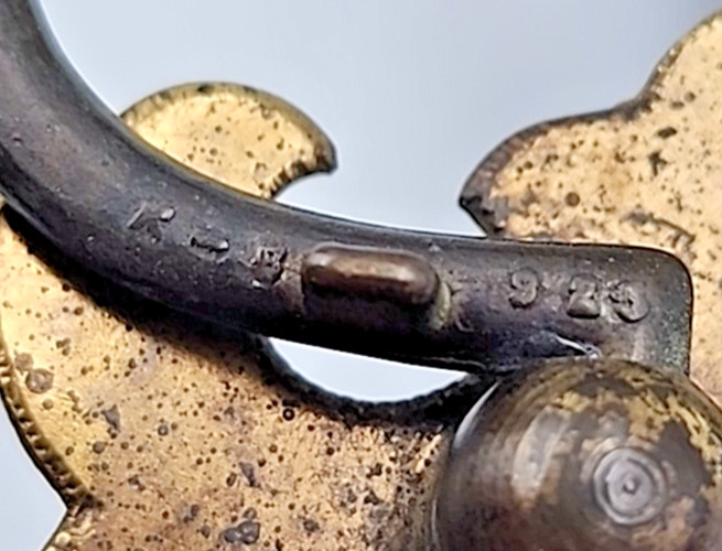 Chippendale Bail Drawer Pull Brass Tone 2.5in Hole to Hole – 3.7in Wide