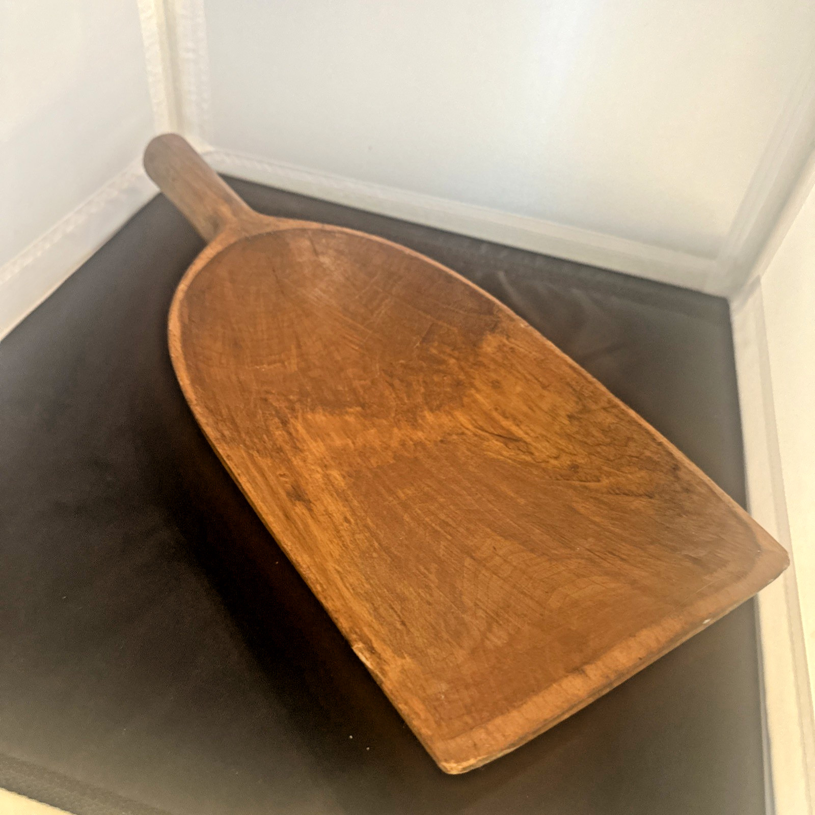 Antique Wooden Scoop Grain Ladle Wood Farmhouse Primitive Rustic Wall Hanging