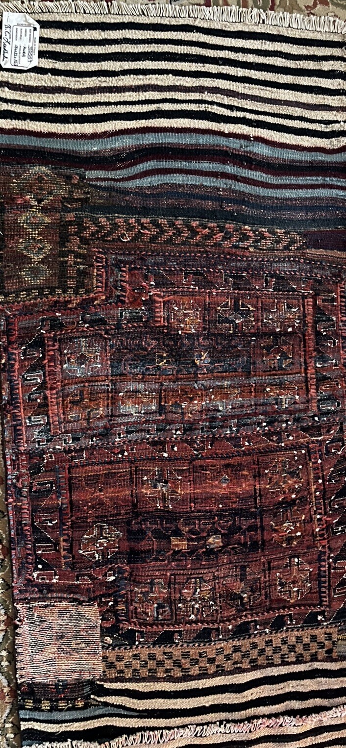 Beautiful Rich Colored Turkish Sample Rug Sturdy Wool on Cotton Hand Made 72×32