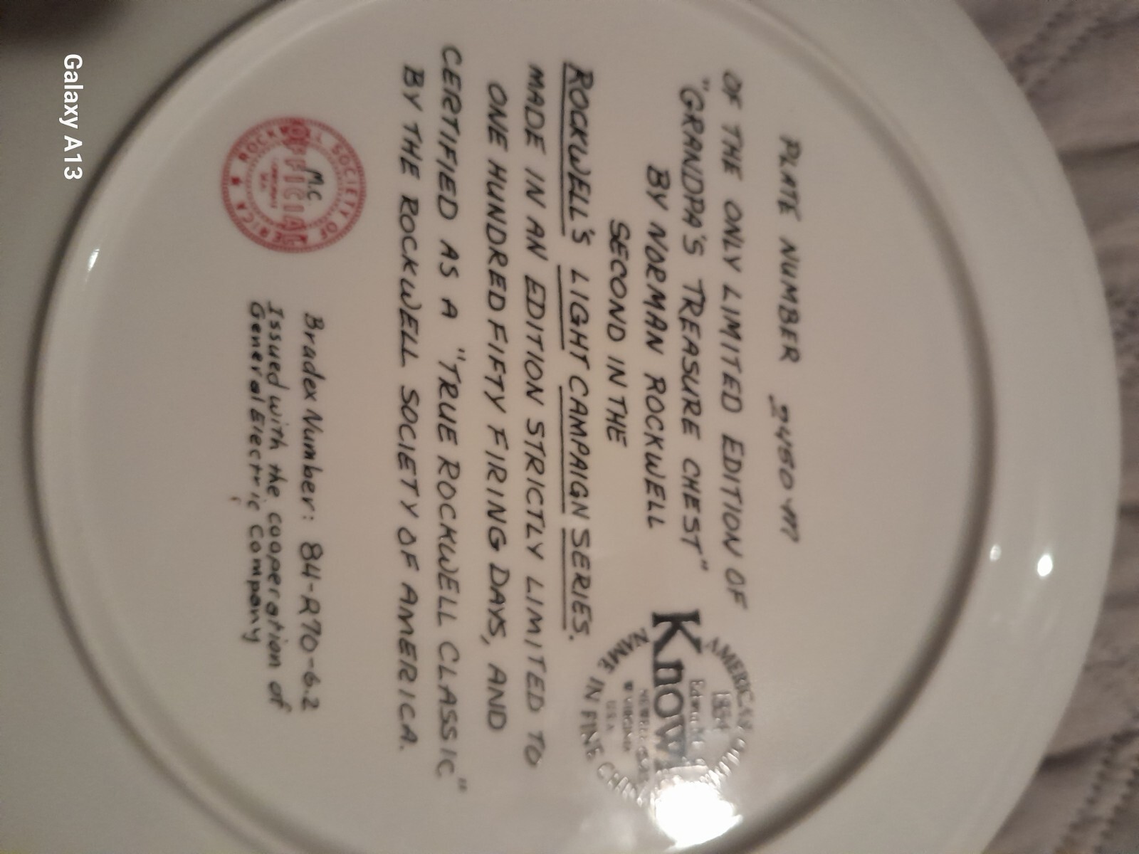first editof fine china brand new antique plates no cracks or anything else none