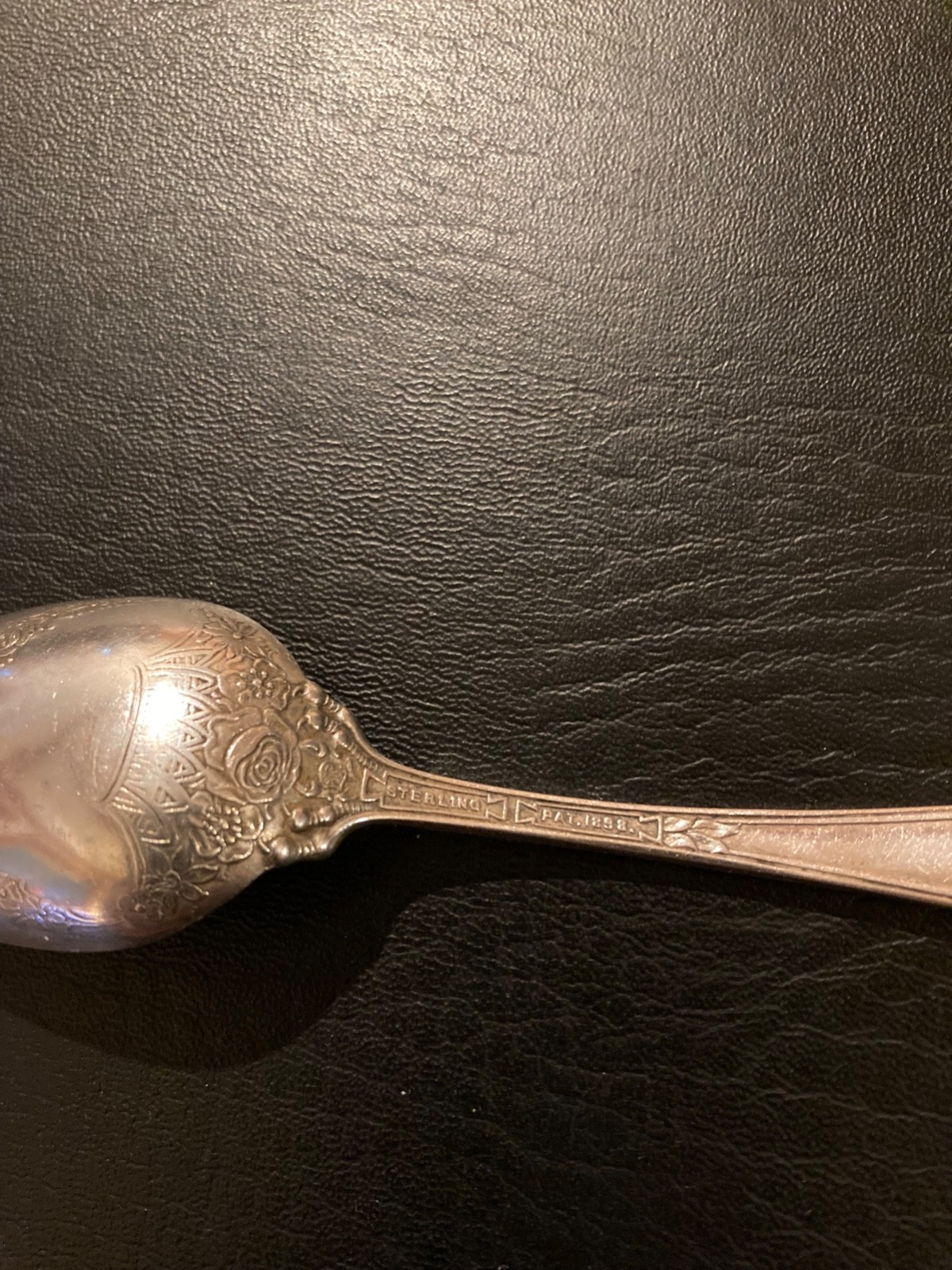 Georgian by Towle Sterling Silver individual Teaspoon 5 5/8″ Antique 1898 pat.