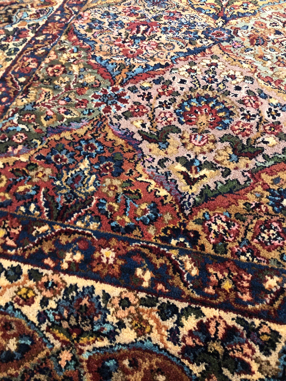 KARASTAN KIRMAN MULTI_COLOR PANEL PATTERN#717 RUG 8.8 X 12
