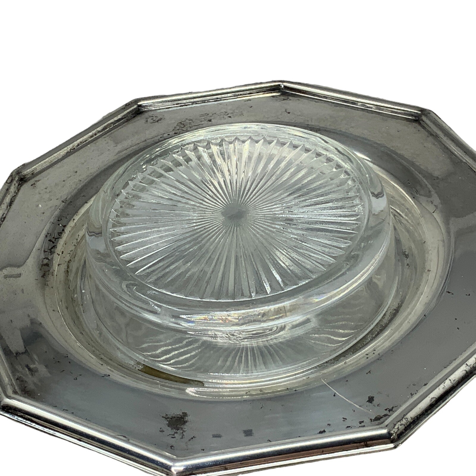 Vintage Sheffield Silver Company Silver-plate 7″ Covered Dish Domed Lid Serving
