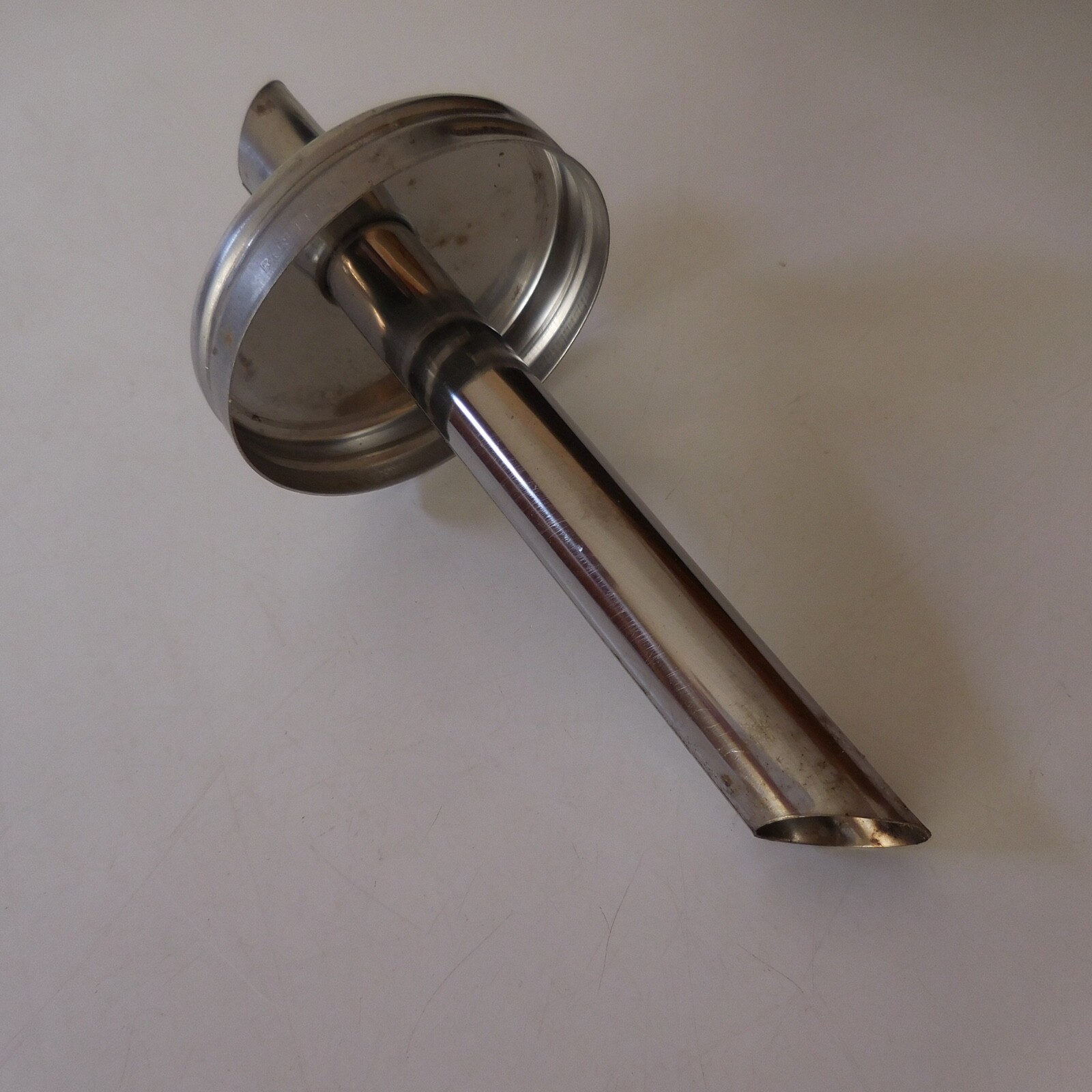 N9346 Powder Shaker BMF STAINLESS GLASS Metal Art Deco Table France