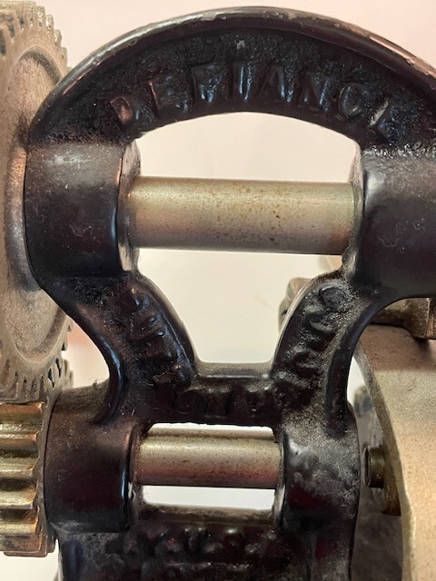 Antique Defiance Impv. Pinker- Defiance Button Mac Co. NY- Adjustable