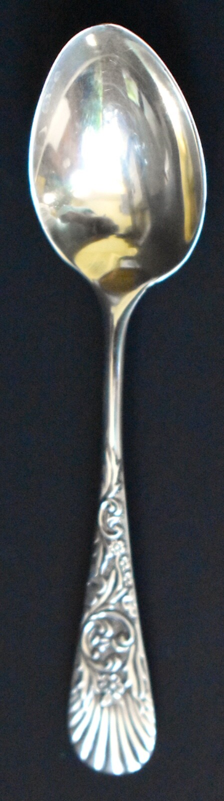 Antique Whiting “Palm” Sterling Silver Demitasse Spoon 3.5″ No Mono FreeS&H