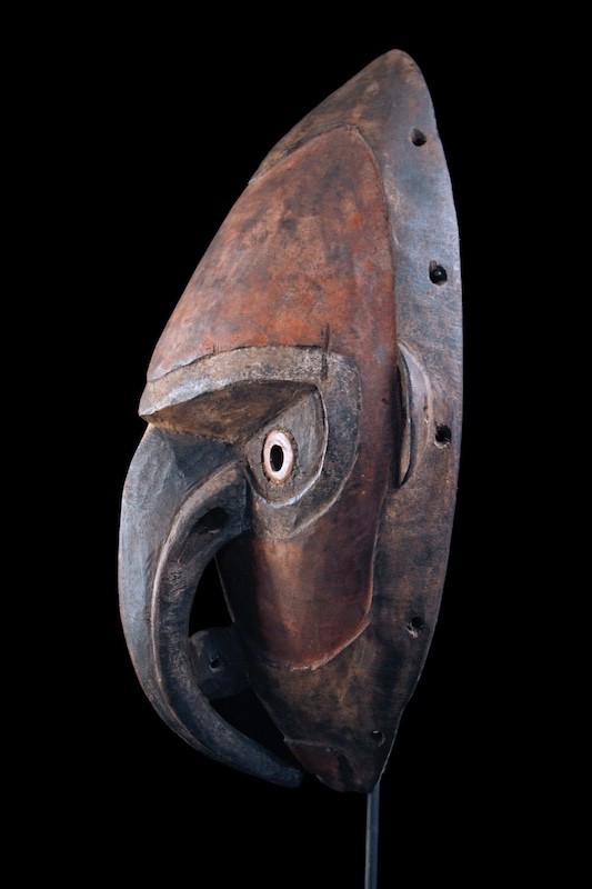 Mask Brag, masque d’ancêtre, tribal art, oceanic art, papua new guinea, 58 cm