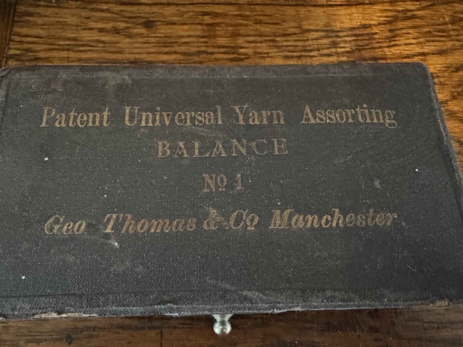Antique Thomas Yarn Assorting Balance No 1 Instrument Manchester Complete 1885
