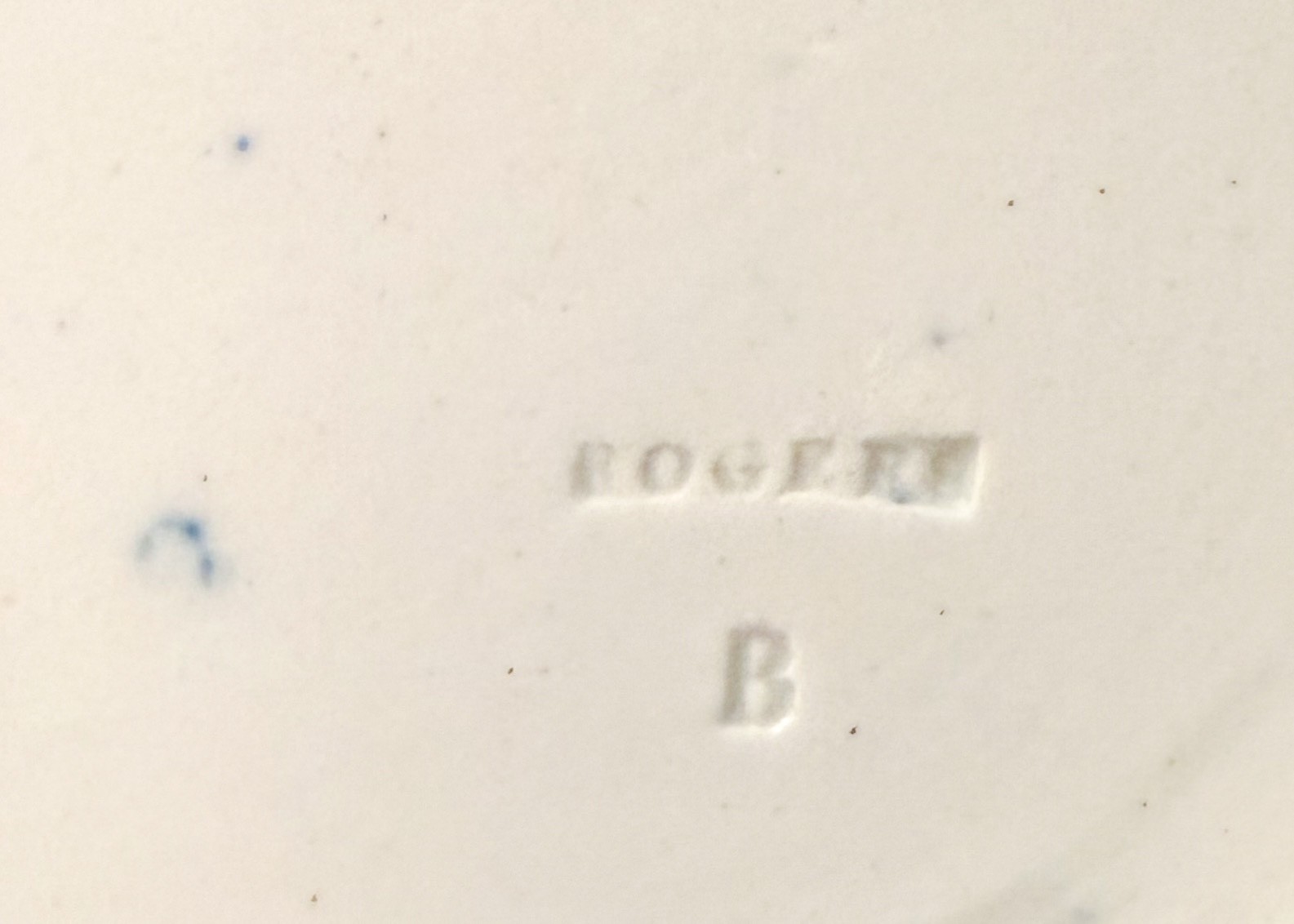 ROGERS BLUE & WHITE TRANSFER-PRINTED ‘BOSTON STATE HOUSE’ PATTERN STAND, 1815-42