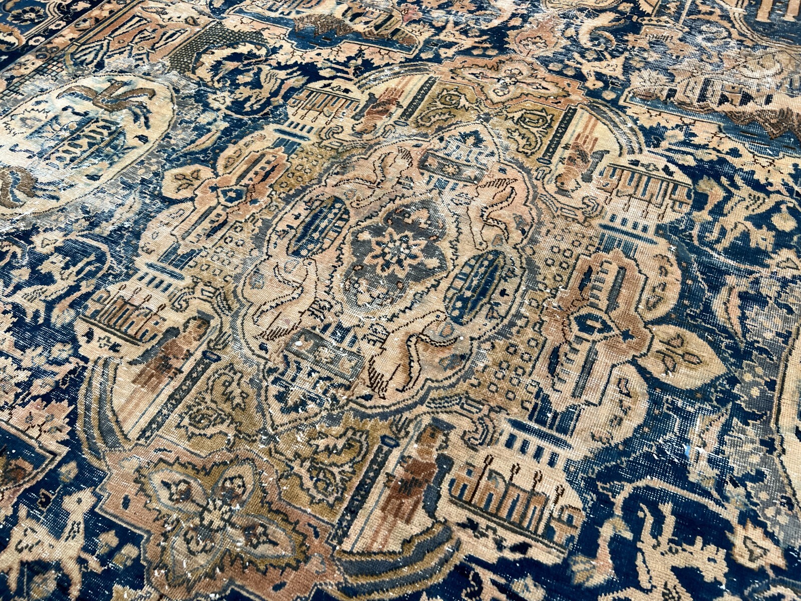 Unique Persian Big Size Rug, Handmade Rug, Oriental Rug, Wool Rug 9.8×12.1 ft