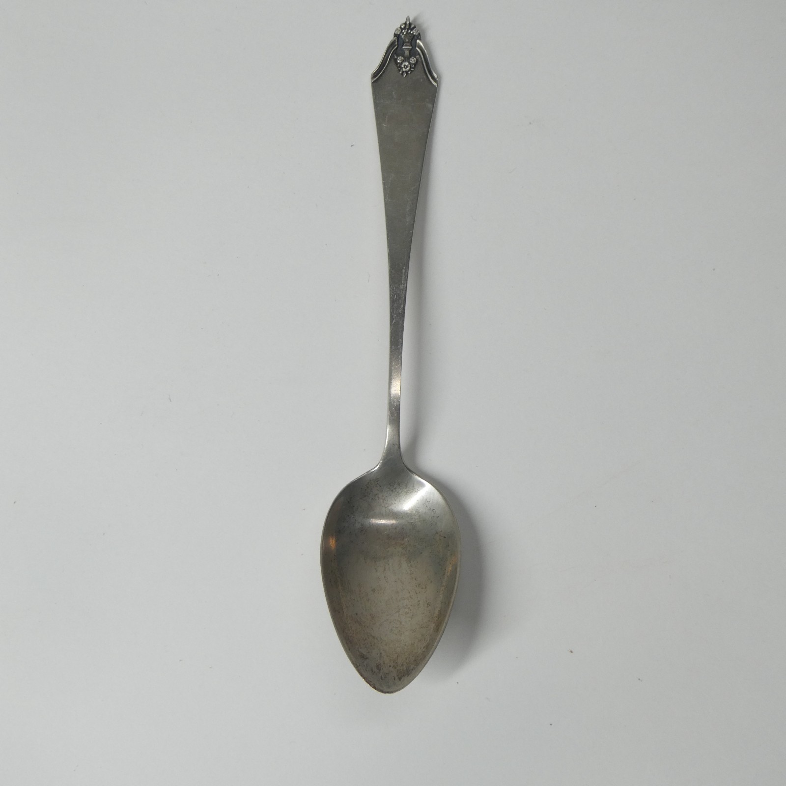 Watson Sterling Silver Spoon w/ Flower Bouquet Design 5.75″ Teaspoon Antique