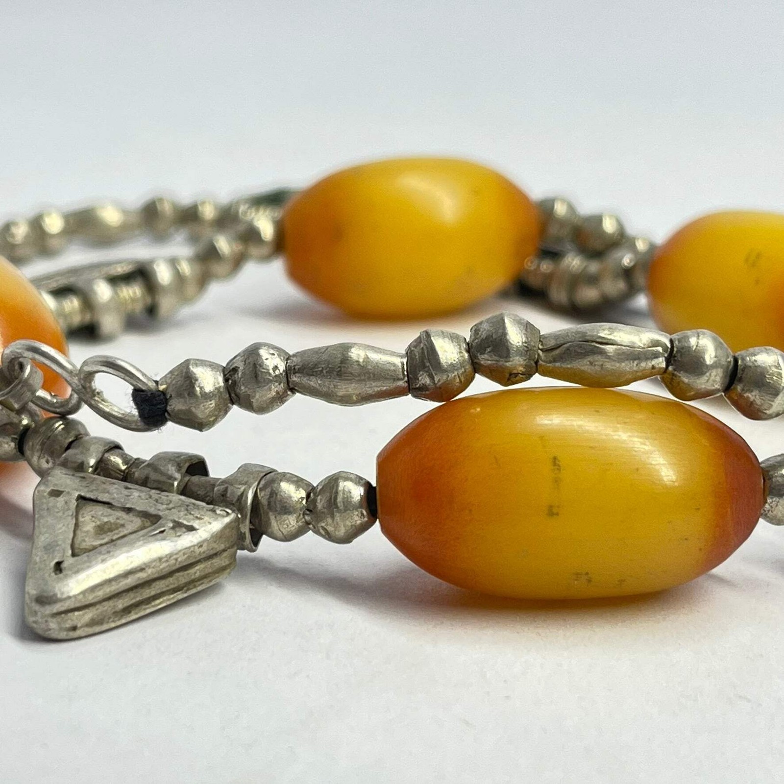 Ethiopian Telsum Necklace with Resin Beads