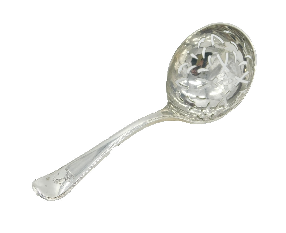 George II Sterling Silver Short-Handled Sugar Caster Antique 1758 London
