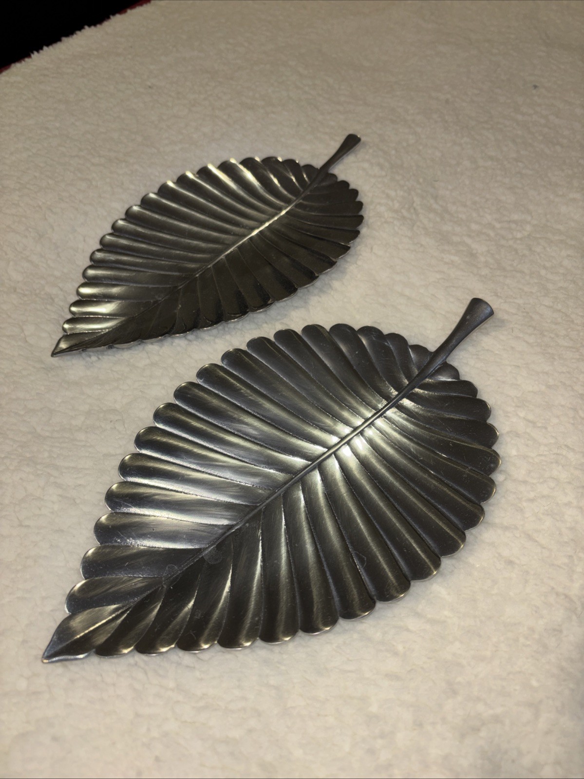 Read And Barton, Silver Plated Footed Trays 19.5 Inches