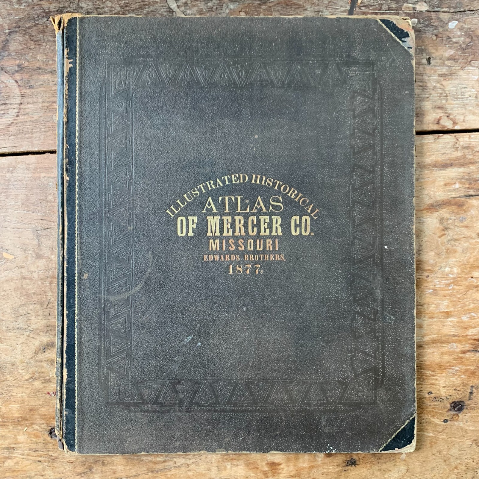 1877 An Illustrated Historical Atlas of Mercer County, Missouri Very Good