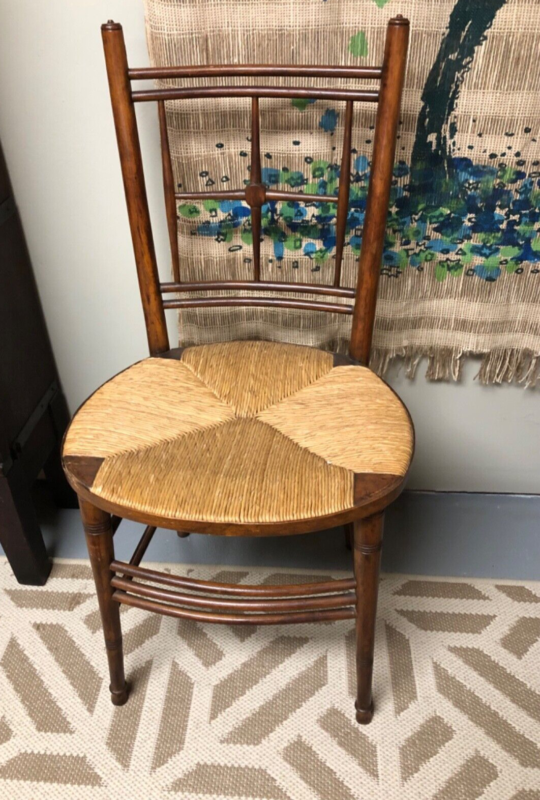 William Morris Sussex Chair rush seat Maddox