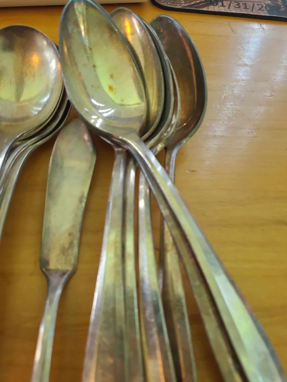 COMMUNITY PLATE Silverplate Flatware Lot Forks Spoons Knives Vintage 35 Pieces