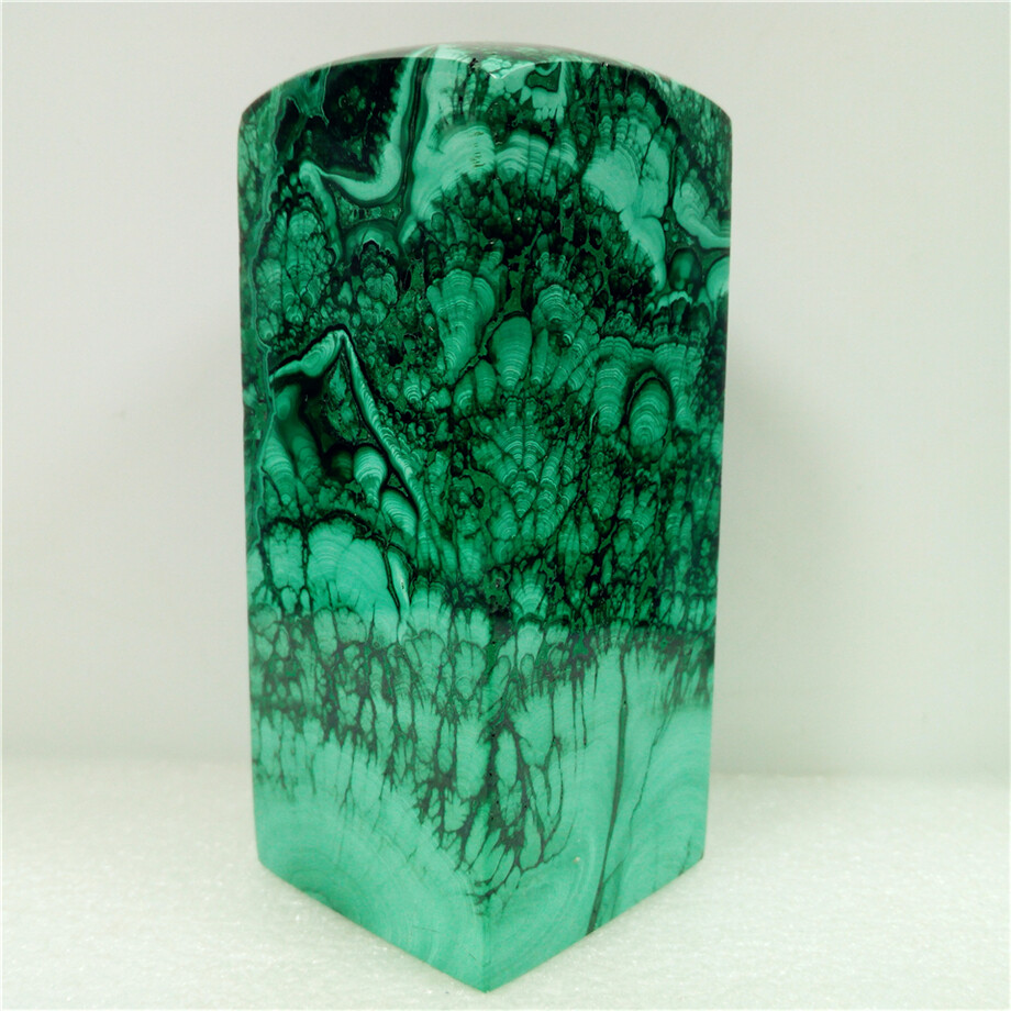 3.6″1lb Marvelous Natural Malachite Seal Specimen Display Congo Y1220