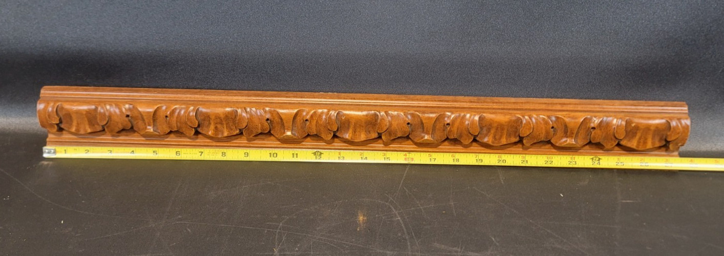 Raymond Enkeboll Designs 1996 Solid Wood Maple Stain Corbel Acanthus Motifs LOT