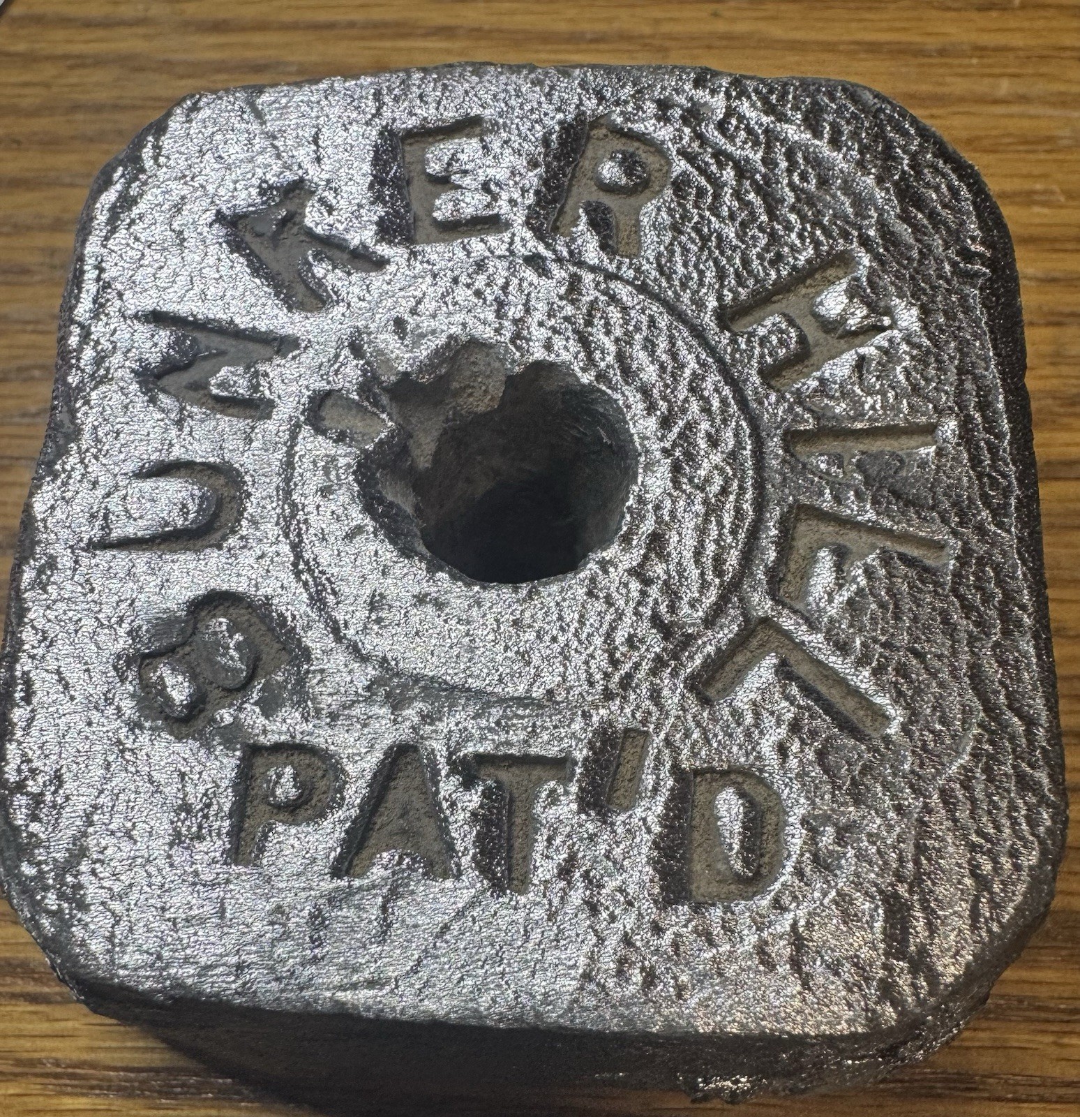Vintage Bunker Hill Lead Weight Ingot