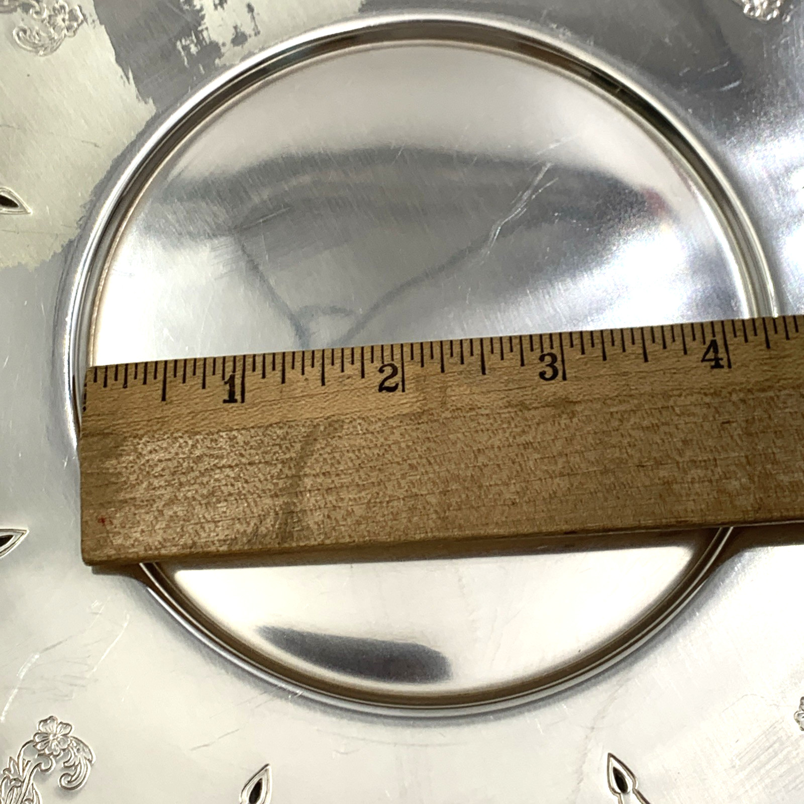 Vintage Benedict 10″ Silver Plate Serving Plate UNDERPLATE Made in the USA #1112