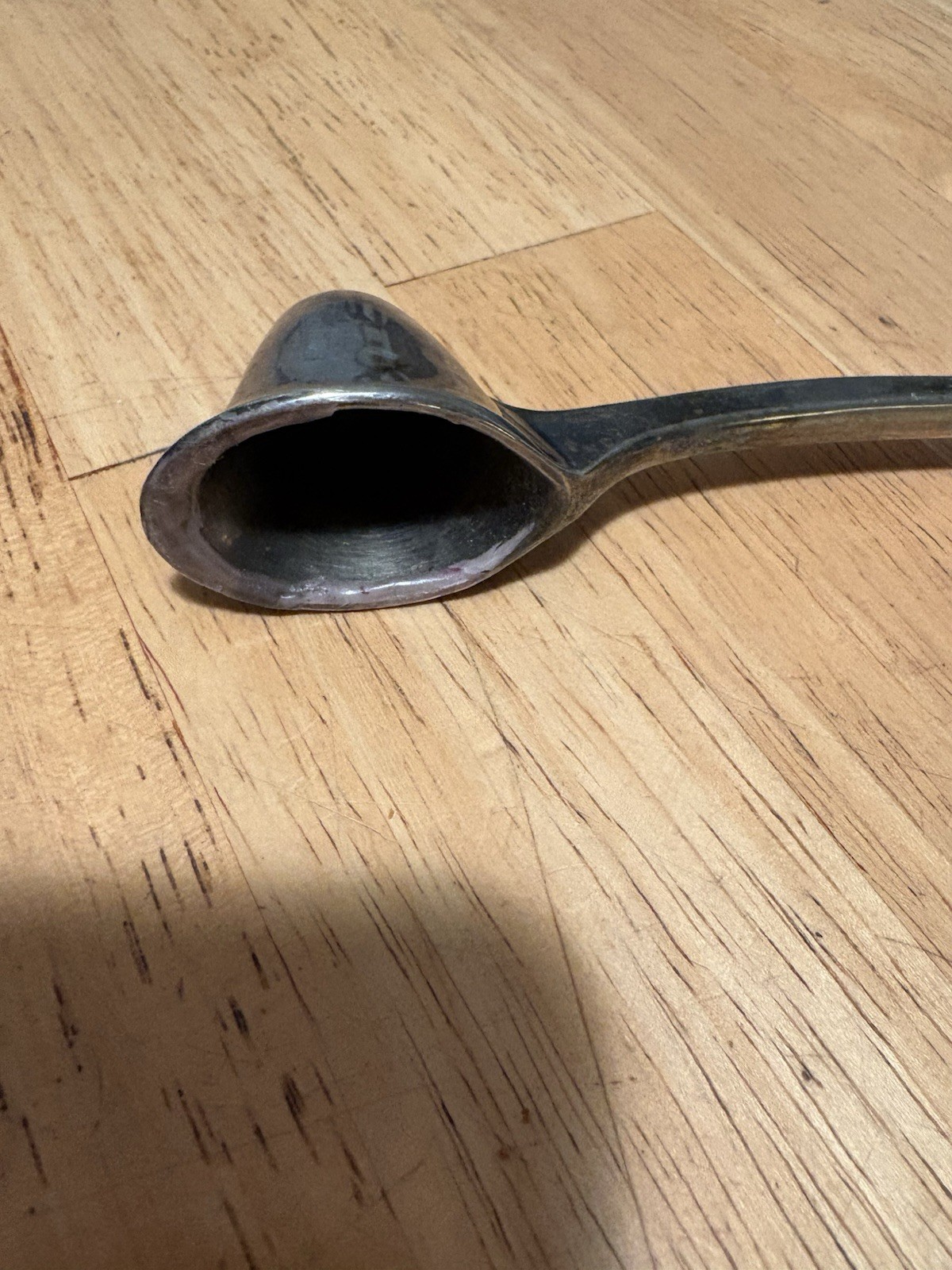 Vintage Italian Leonard Silverplate Candle Snuffer 9.5 In