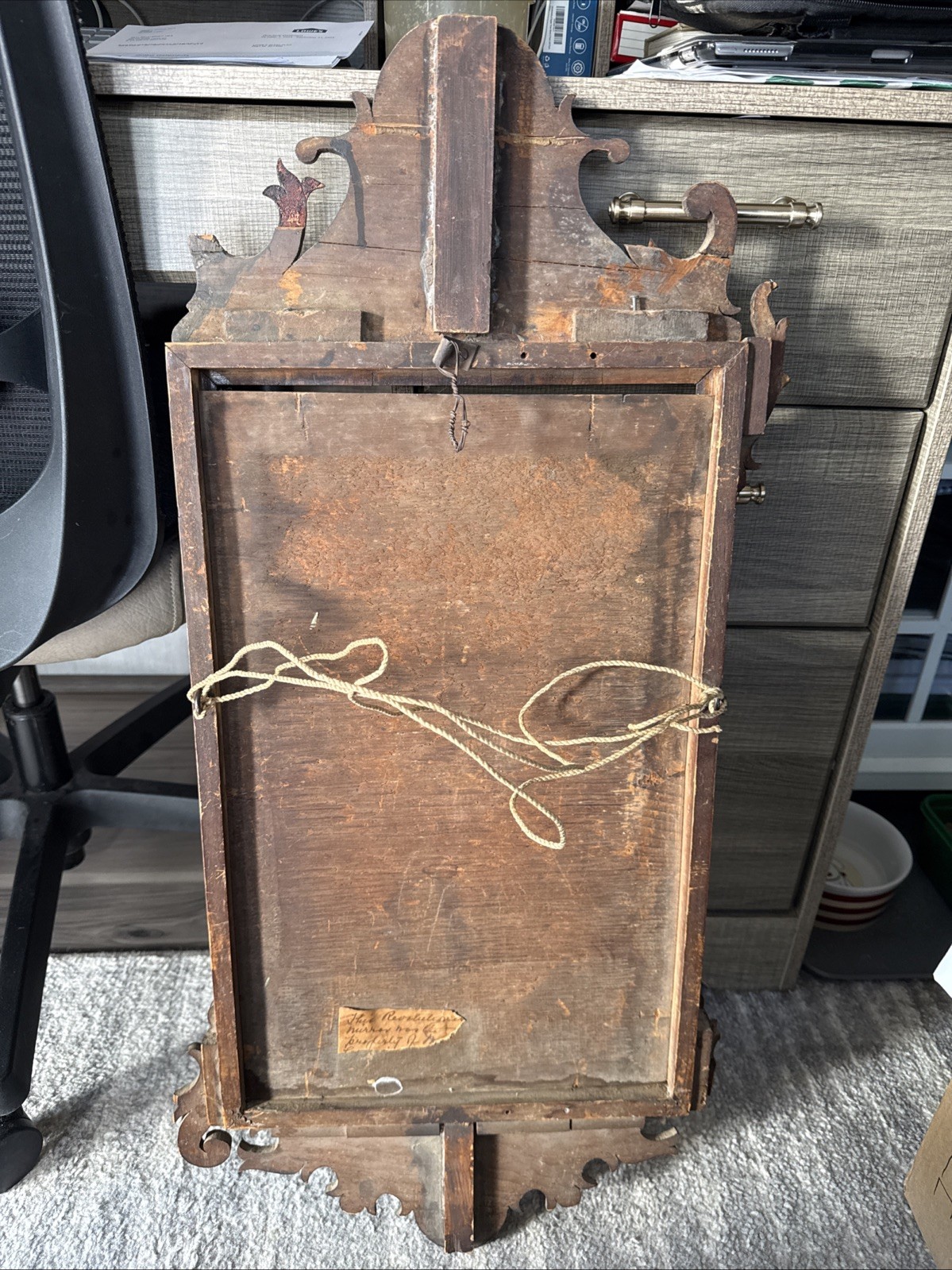 Vintage Revolutionary Mirror Frame Only