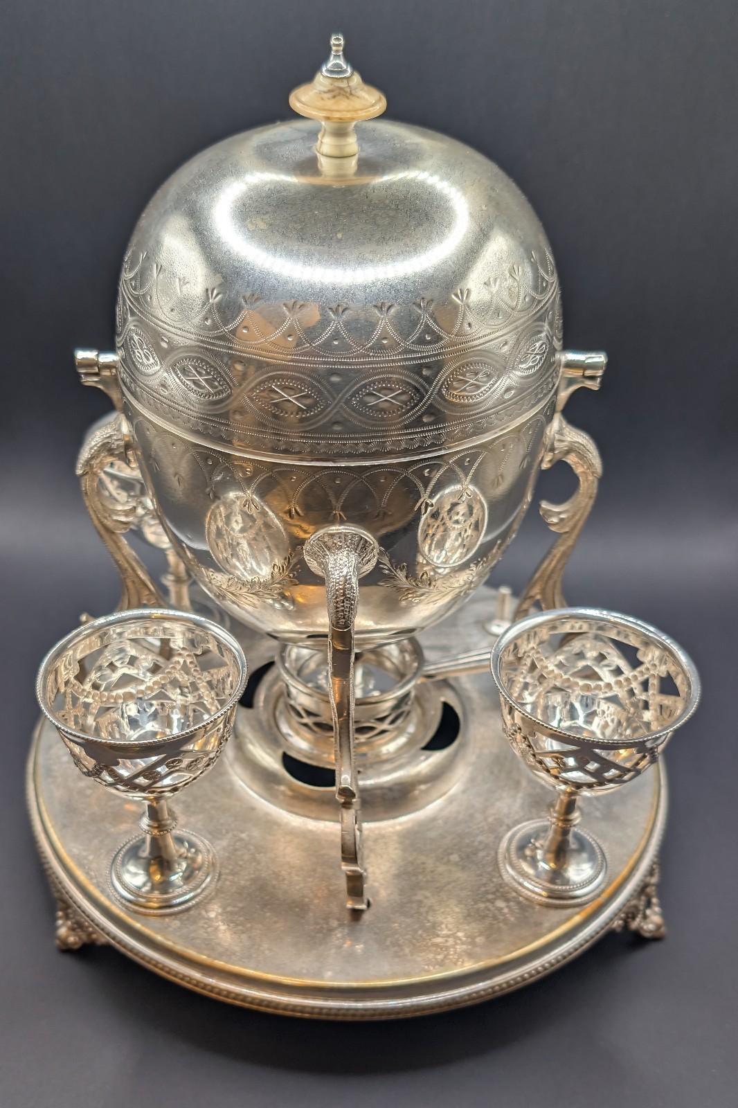 Antique Goldsmiths & Silversmiths Victorian Egg Coddler – Made in London