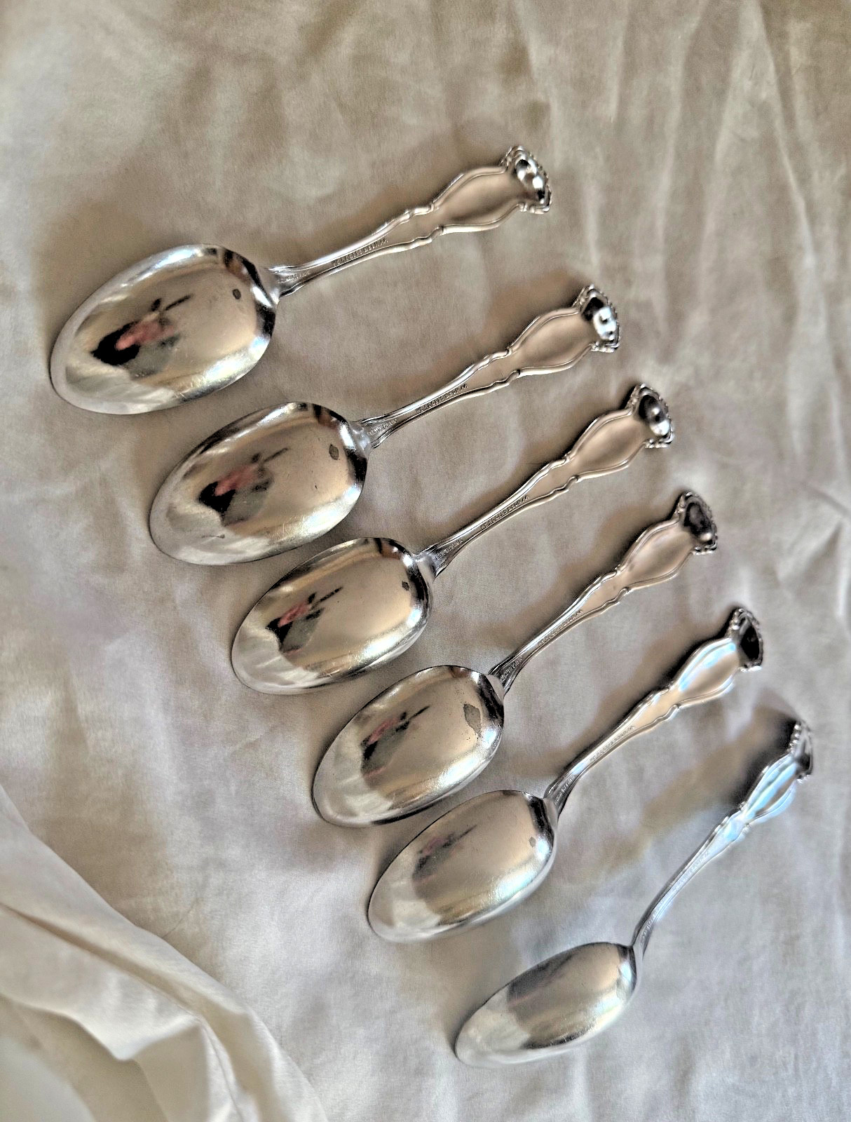 William Rogers & Son AA Spoons Flatware Patented 1910 Silver Plate