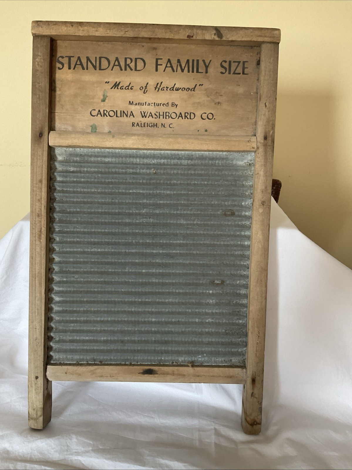 Carolina Washboard Co Raleigh NC TWO IN ONE Washboard 24″ x 12″ EUC