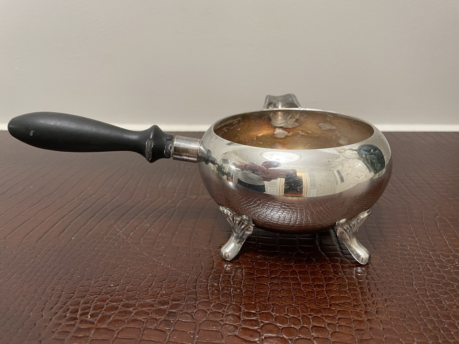 Epca Bristol Silver-plated 4 Legged Sauce Bowl by Poole
