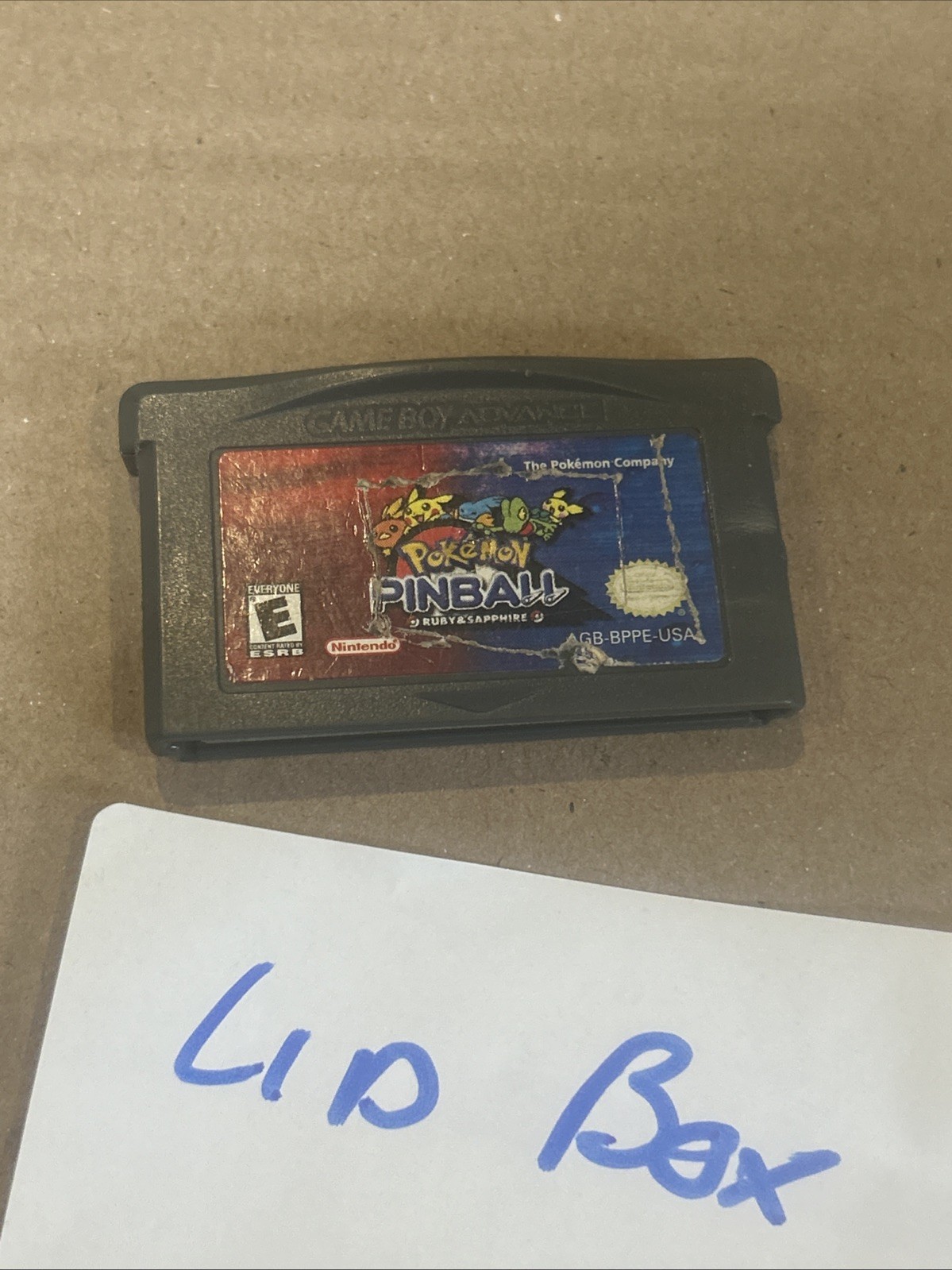 Pokemon Pinball Ruby & Sapphire Authentic Nintendo Game Boy Advance Pinball Game