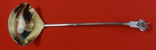 Saxon Stag by Gorham Sterling Silver Punch Ladle GW Double Spout 12″ Antique