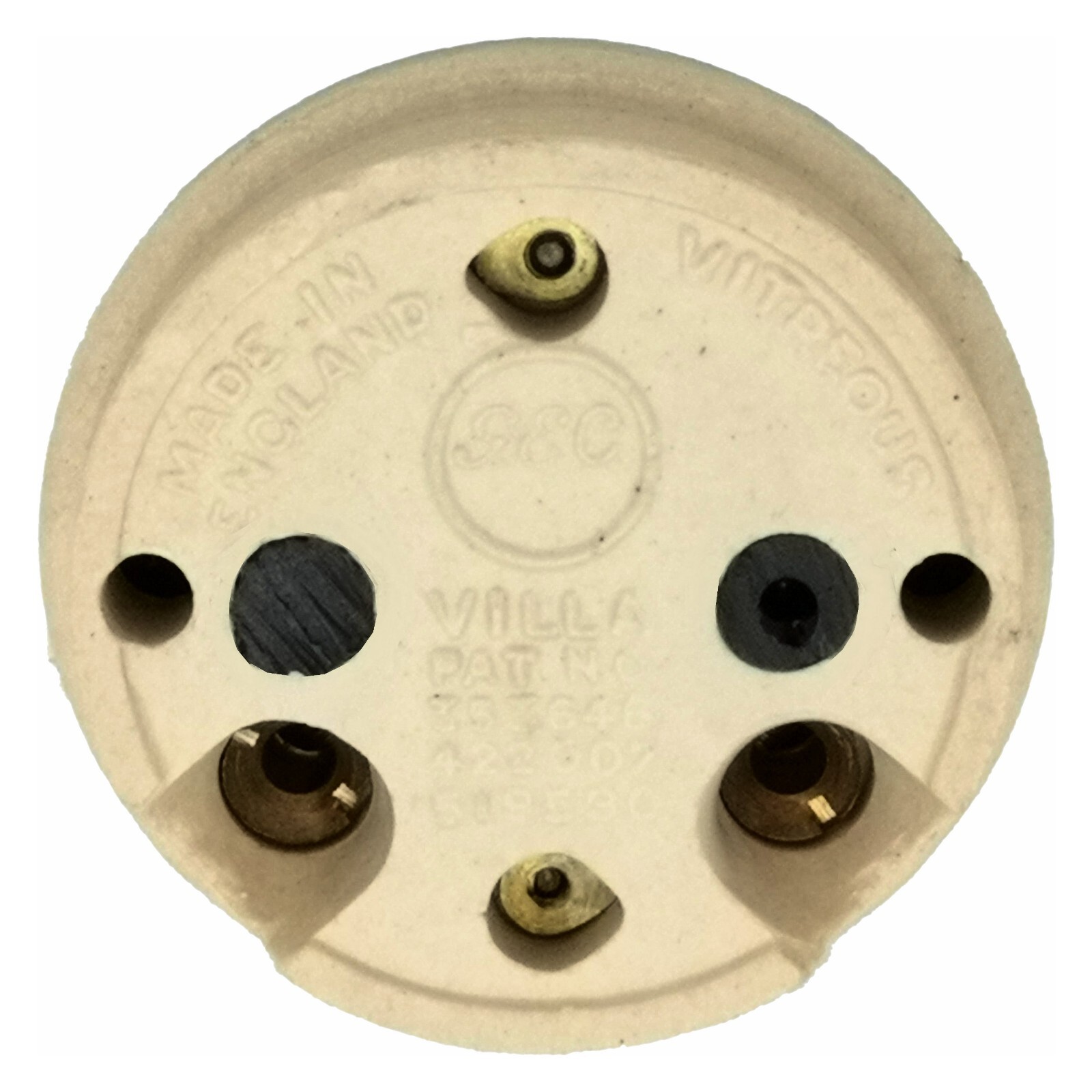 Renovated Vintage Bakelite Recessed GEC Toggle Light Switch, 1Way, 5Amp 230VAC