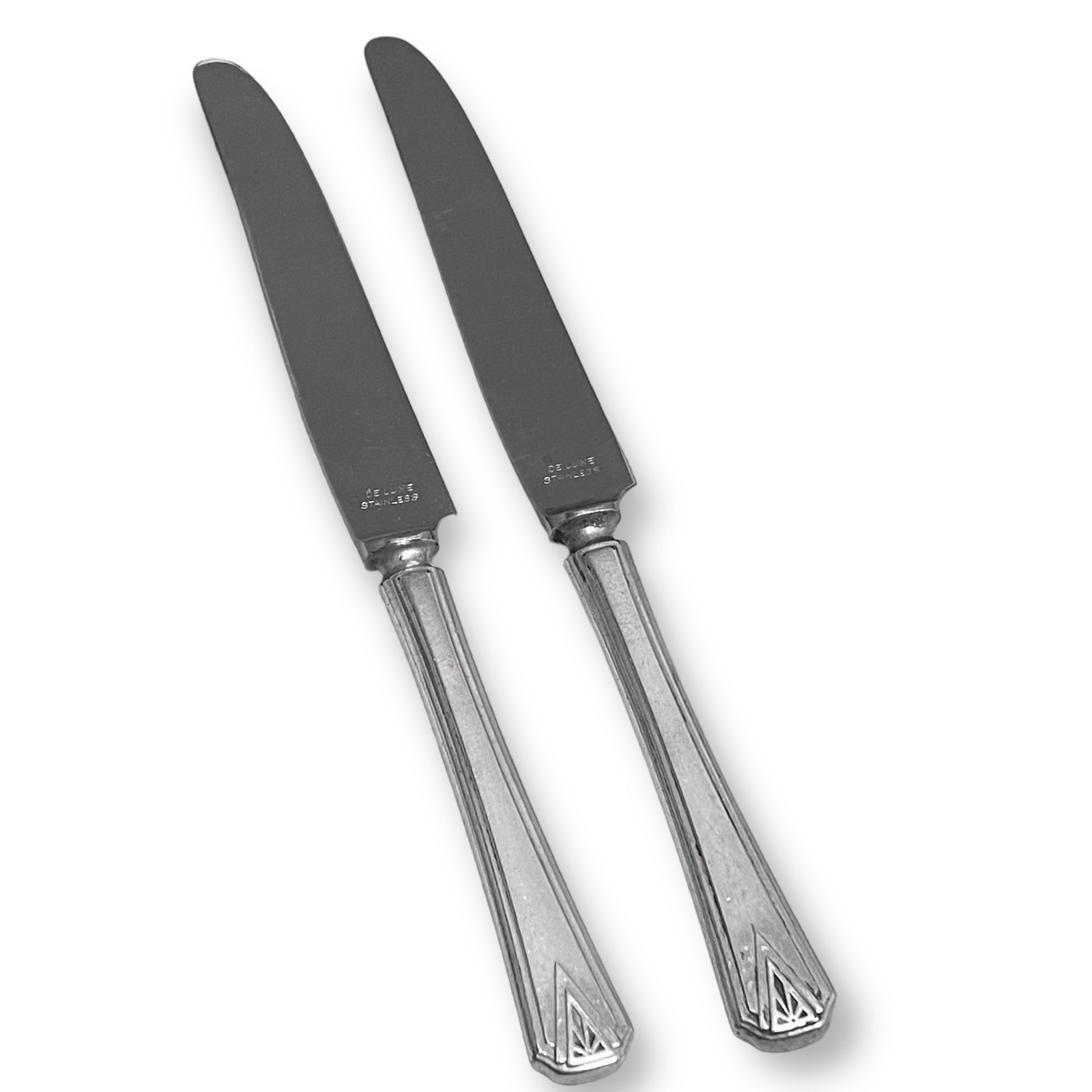 Deauville By Community Silverplate Set of 2 Dinner Knives, 9″