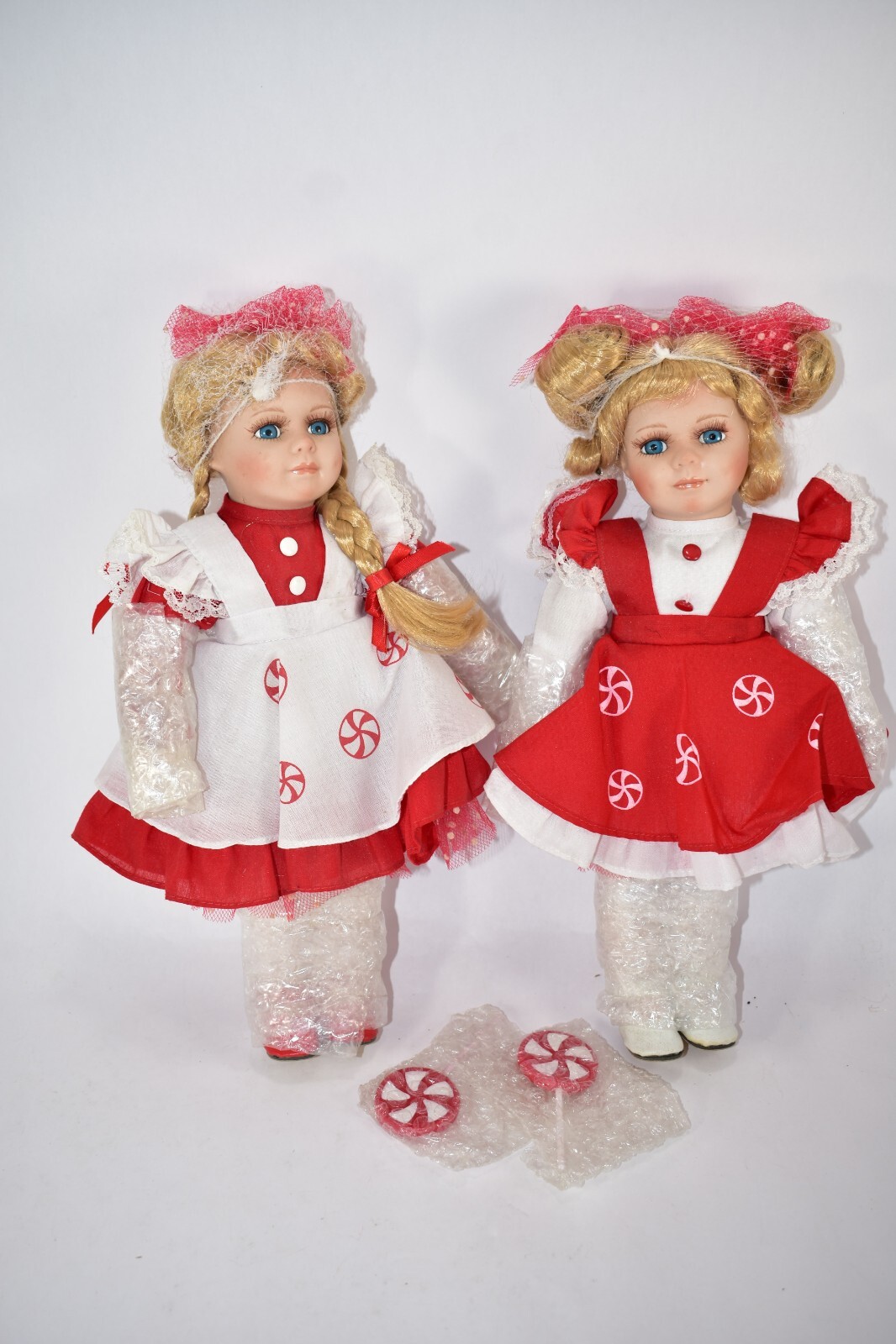 NIB Heritage Signature Collection 2006 “Peppermint Twins” dolls #80036 12″ TALL
