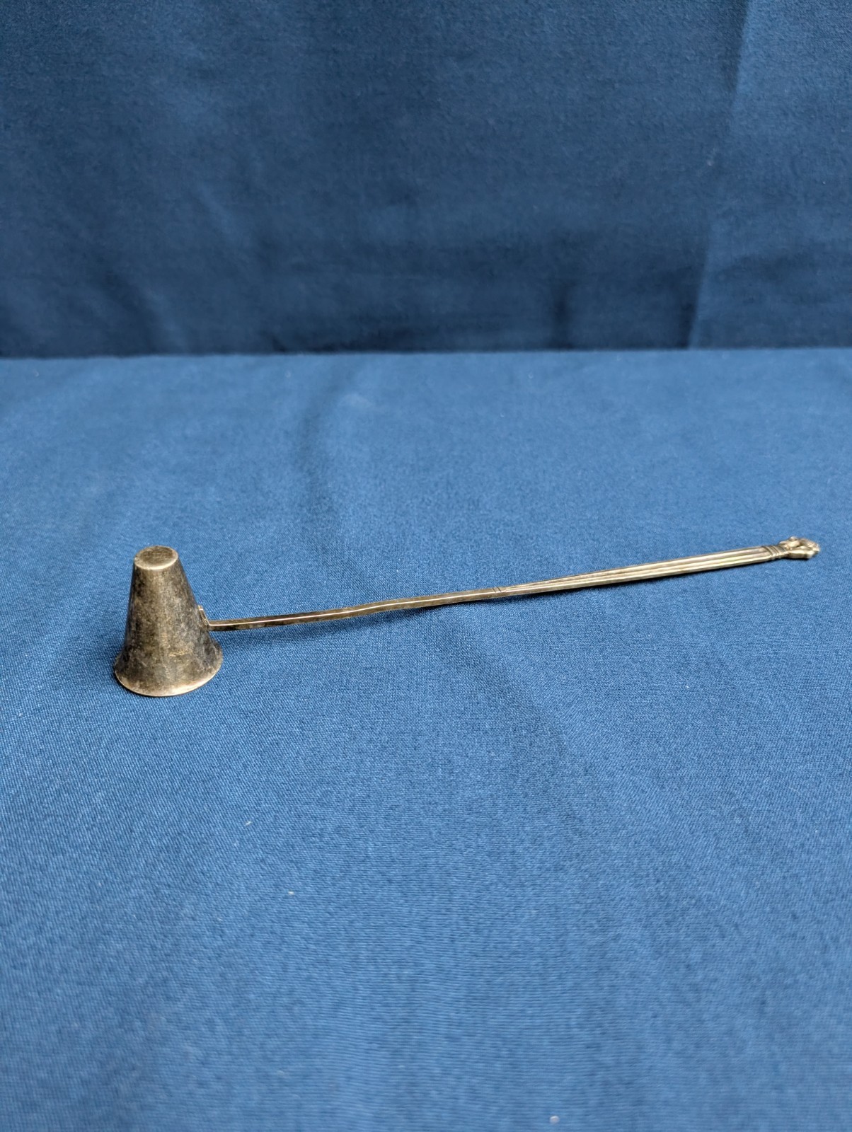 Georg Jensen Acorn Pattern Candle Snuffer Sterling Silver Original Patina