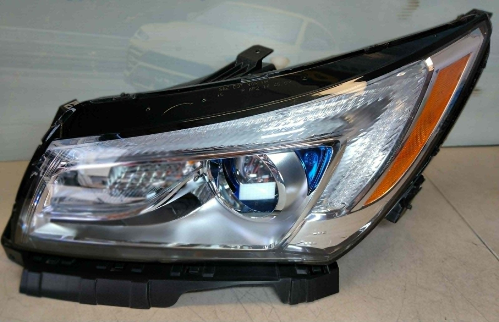 2015 BUICK LACROSSE LEFT SIDE HEADLIGHT W/LED TRIM ASSEMBLY HEADLIGHT OEM