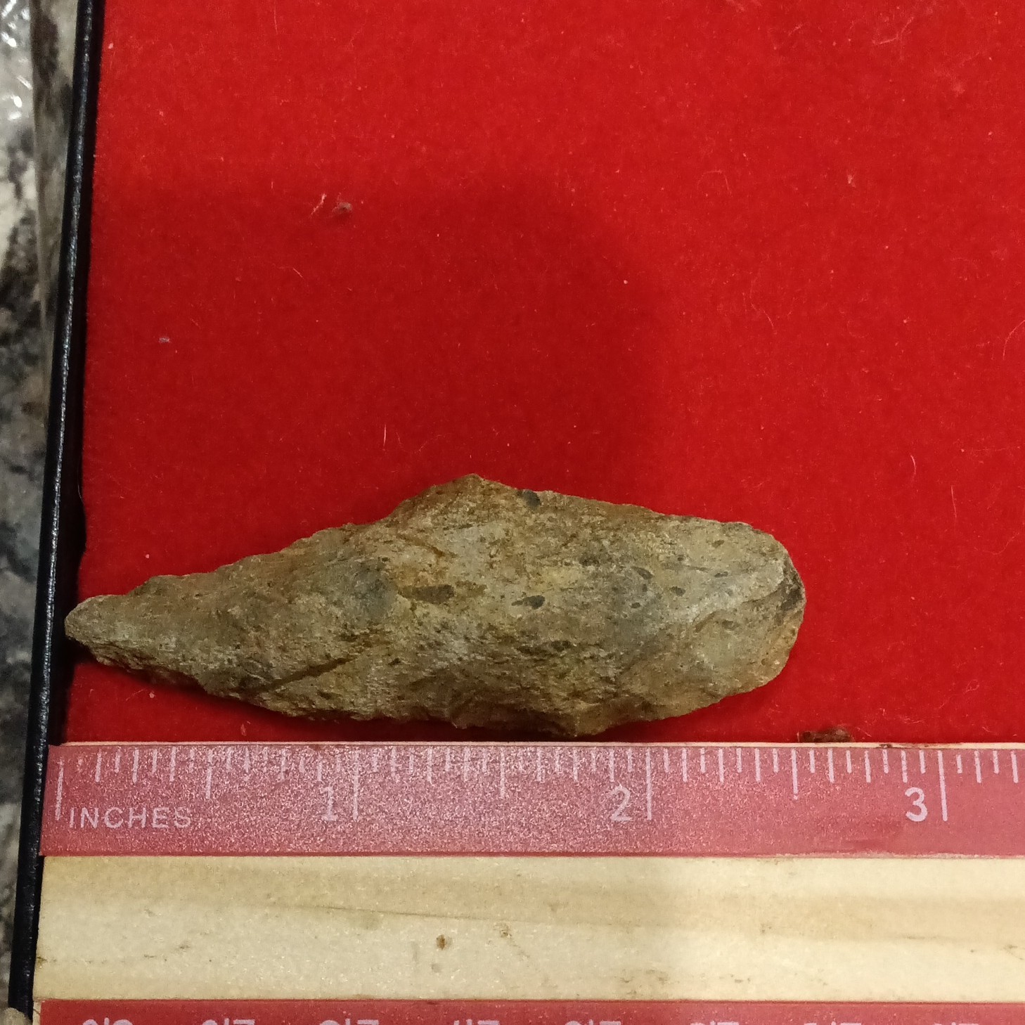Native American Stone Arrowhead / Projectile Point, Brown Stone