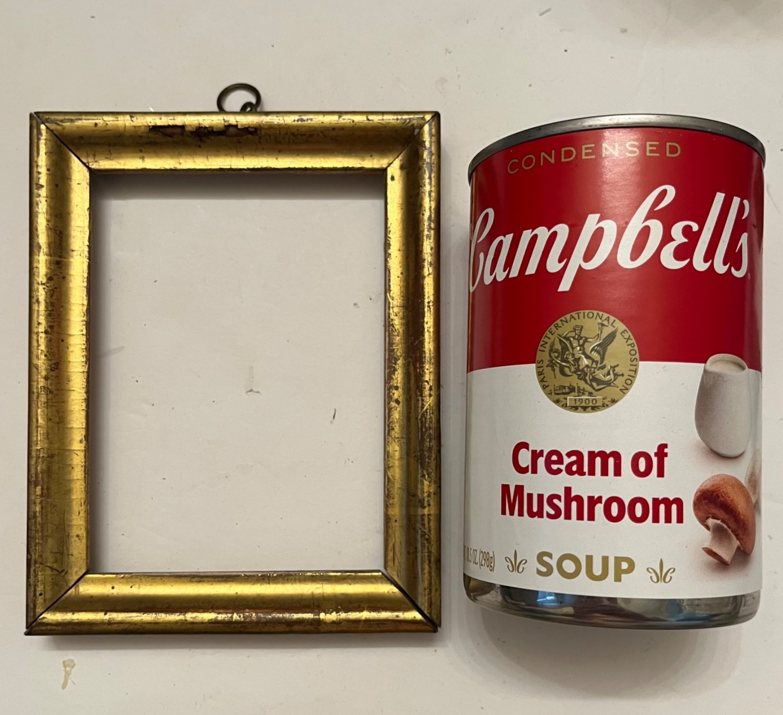 Antique Miniature Lemon Gilt Period Frame – untouched surface!