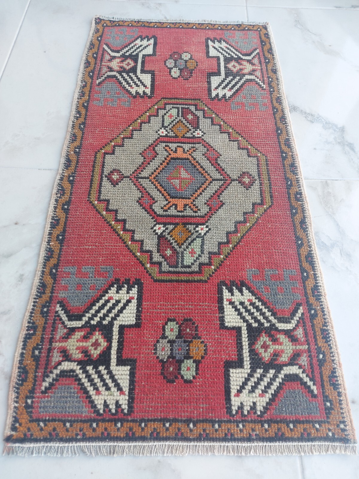 vintage floor decor rug, Bohemion Retro Carpet Rug 1’64×3’24 Feet Rug Faded Rug